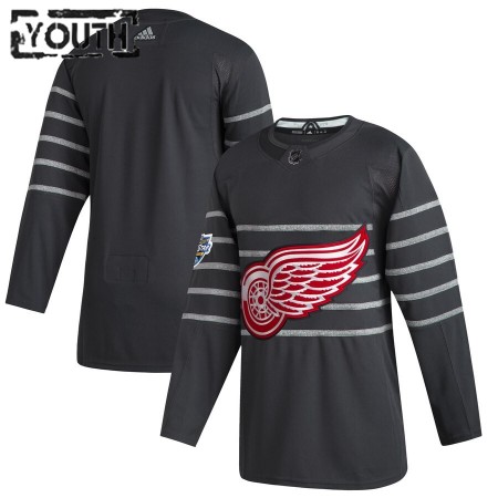 Camisola Detroit Red Wings Blank Cinza Adidas 2020 NHL All-Star Authentic - Criança